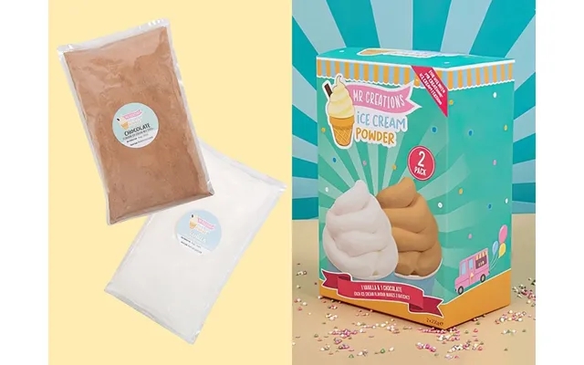 Soft ice cream powder vanilla past, the laws chocolate - mr creations product image