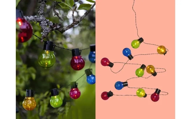 Solar-powered lightchain - multicolor product image
