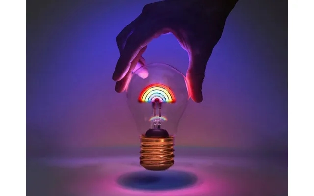 Wireless light bulb with rainbow product image