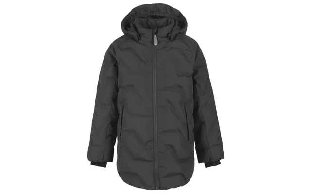 Color kids ski jacket - charcoal gray product image