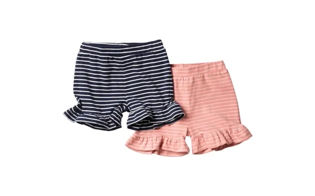 Friends shorts - pink blue with white stripes product image