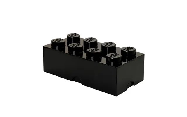 Lego storage box with 8 buds - black product image