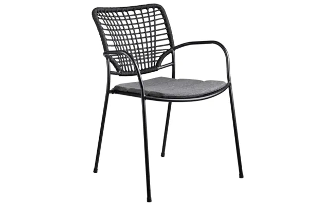 Scancom malica garden chair including. Cushion - black anthracite product image