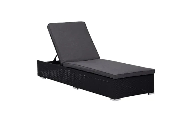 William sunbed including. Cushion - black gray product image