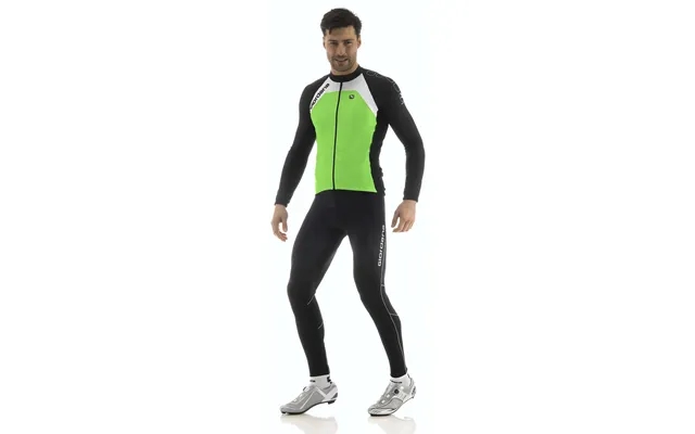 Giordana long-sleeved jersey silver line - neon green product image