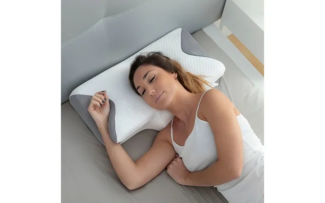 Memory pillow with ergonomic outline to throat conforti innovagoods product image