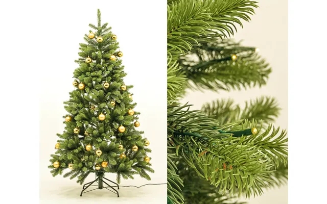 Christmas tree 210 cm spritzguss with 392 part light past, the laws gold beads product image