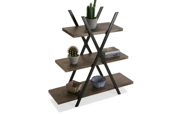 Bookcase with 3 sections shelves product image