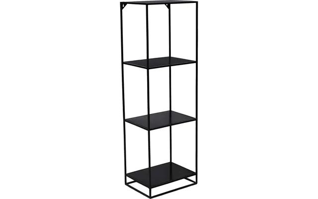 Washington high bookcase with 3 shelves - black product image