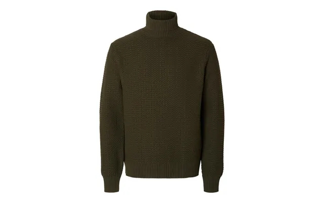 Slhthim Ls Knit Structure Roll Neck product image
