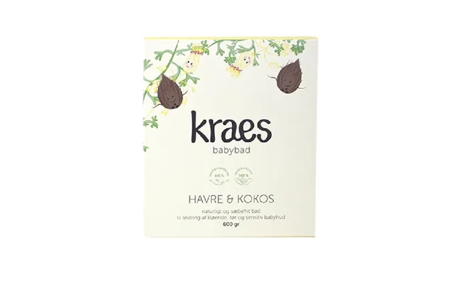 Kraes baby bath - oats & coconut 600 g product image