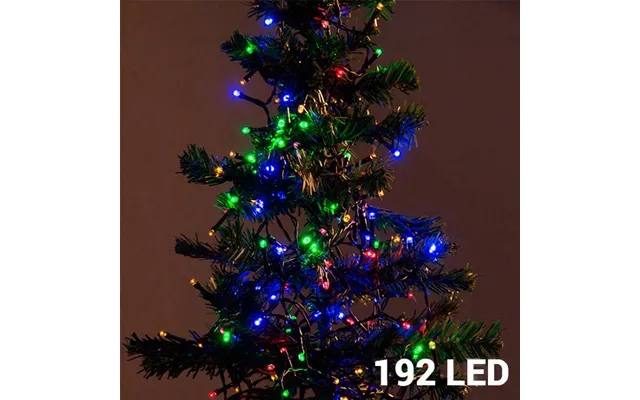 Multi colored christmas lights 192 part product image