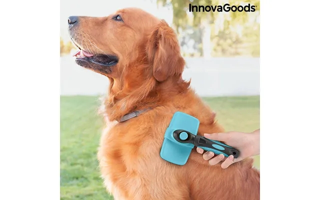 Cleaning brush to pets with retractable brushes groombot innovagoods product image