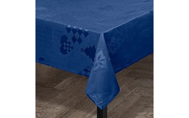 Juna natal damask tablecloth - blue product image