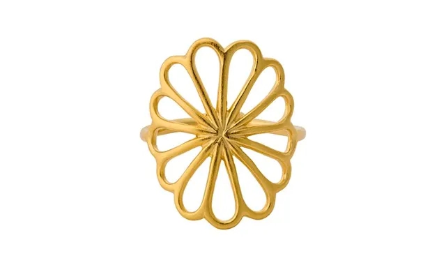 Pernille corydon large daisies ring adj. - Gilded product image