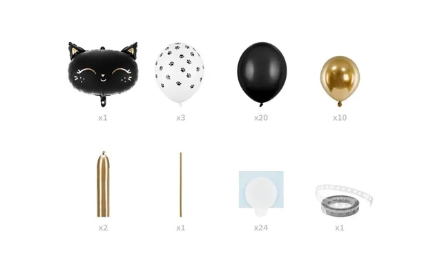 Balloon figure black cat product image