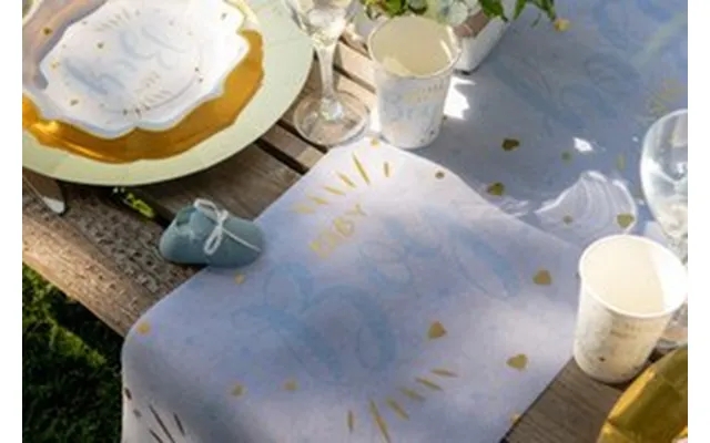 Table runner baby boy product image