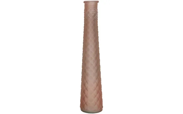 Peach sandblasted vase 31 cm product image
