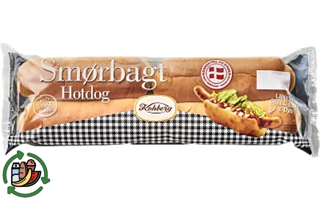 Hot dog bread 8 st kohberg product image
