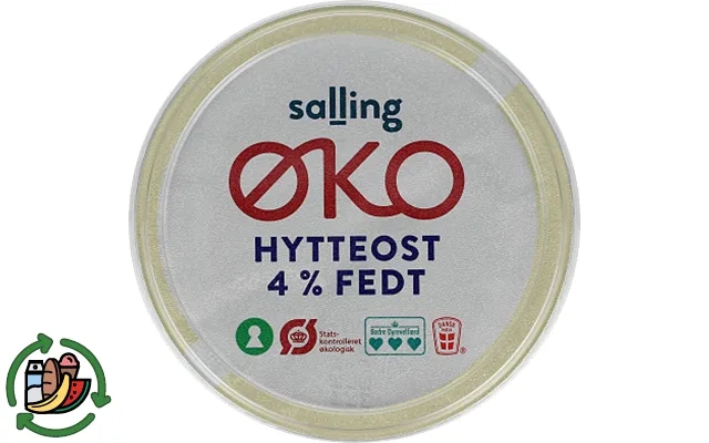 Cottage cheese 4% salling eco product image