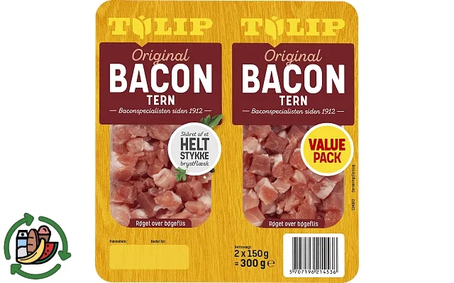Tulip bacon cubes 2x150g product image