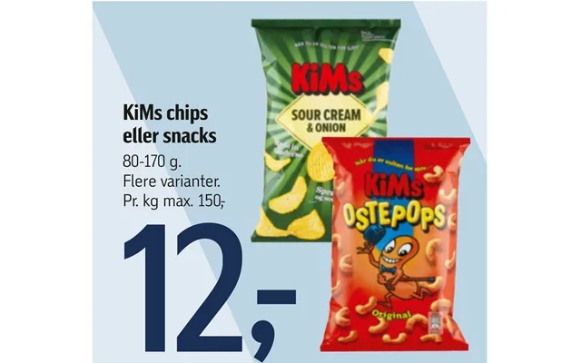 Kims Chips Eller Snacks product image