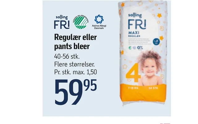 Regular or pants diapers product image