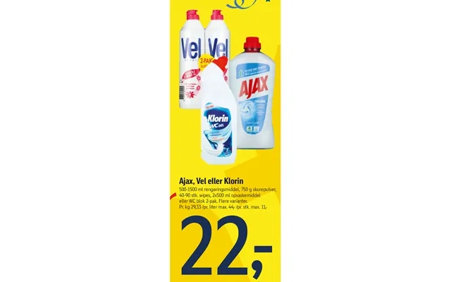 Ajax, Vel Eller Klorin product image