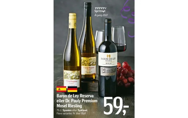 Baron dè ley reserva moselle riesling product image