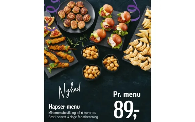 Hapser menu product image