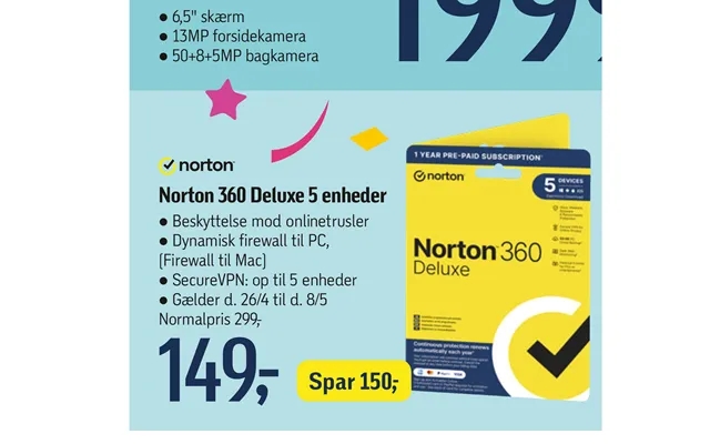 Norton 360 Deluxe 5 Enheder product image