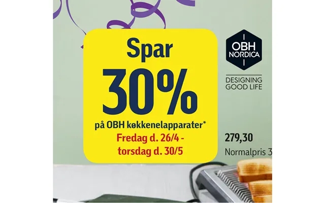 On obh køkkenelapparater product image