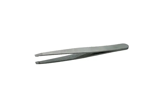 Tweezers straight tip - silver gray product image