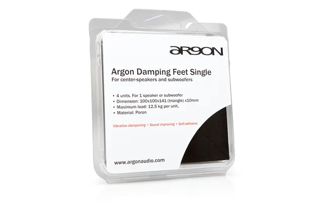 Argon audio audio damping feet dæmpningsfødder product image