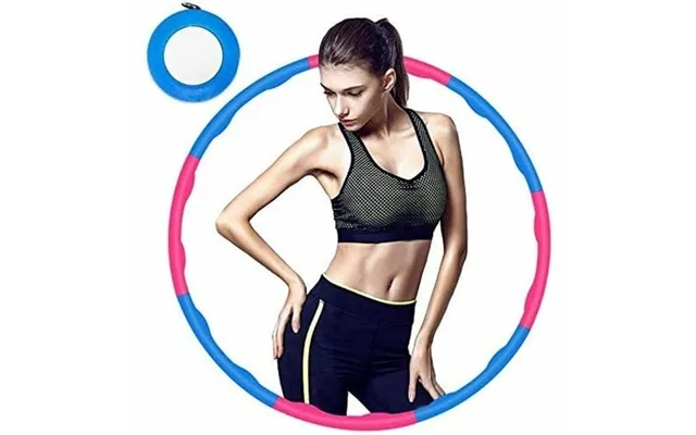 Separable fitness hula hop mated with foam multicolour refurbished c product image