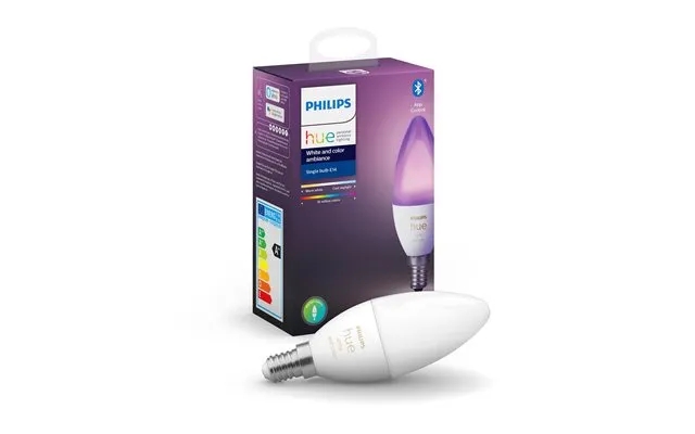 Philips hat white spirit color ambiance e14 pear product image
