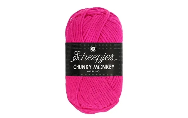 Scheepjes chunky monkey 1257 hot pink product image