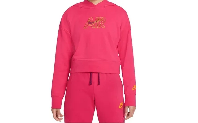 Sweatshirt with hood to girls crop hoodie nike dm8372 666 pink product image