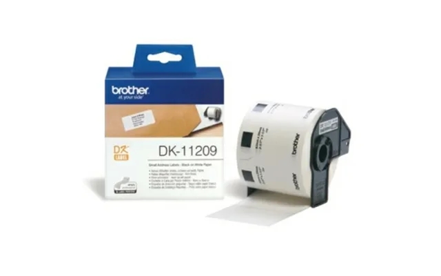 Brother address labels 62x29 white paper 800 dk11209 equals n a product image