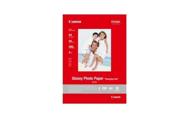 Canon Fotopapir Glossy A6 100 Ark 200g Gp-501a6 Modsvarer N A product image