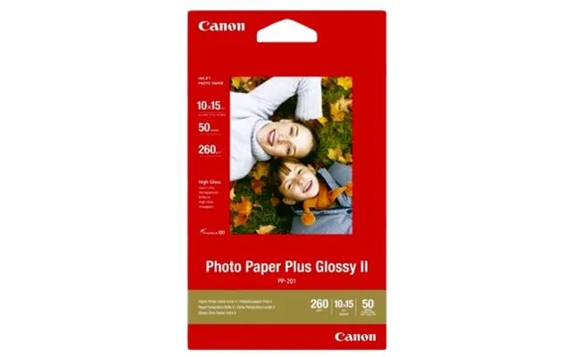 Canon photo paper glossy plus 10x15 50 sheet 260g pp201a6 equals n a product image
