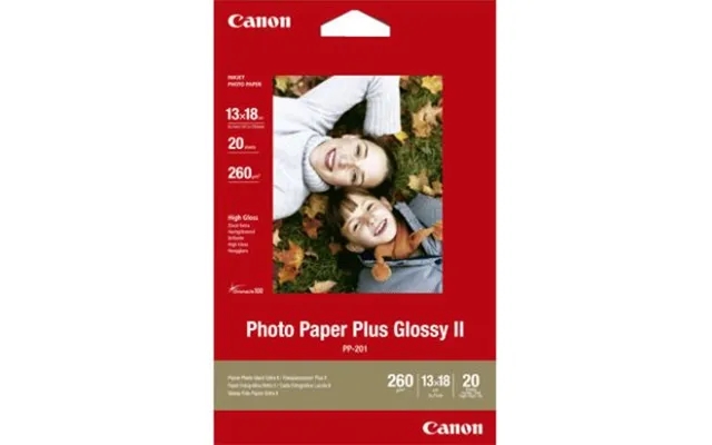 Canon Fotopapir Glossy Plus 13x18 20 Ark 260g Pp-201 Modsvarer N A product image