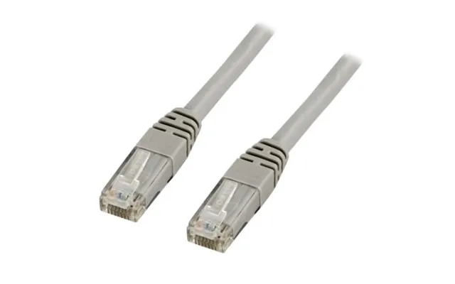 Deltaco deltaco u utp cat6 patch cable 3m - grå 7340004610373 equals n a product image