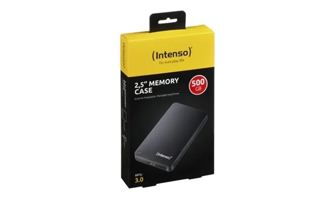 Intenso Intenso Memory Case 2,5 Usb 3.0 500 Gb Black 4034303014125 Modsvarer N A product image