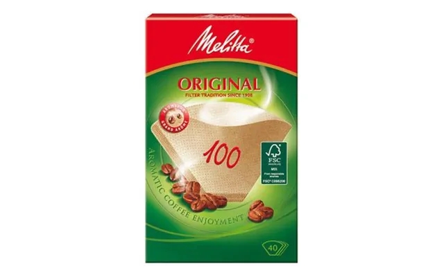 Melitta Melitta Kaffefilter 100 Ubleget Pakke Med 40 Stk. 4006508126033 Modsvarer N A product image