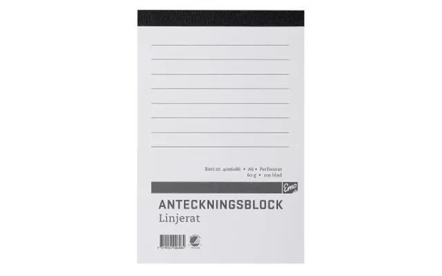 Other notebook a6 linjerat - perforated product image