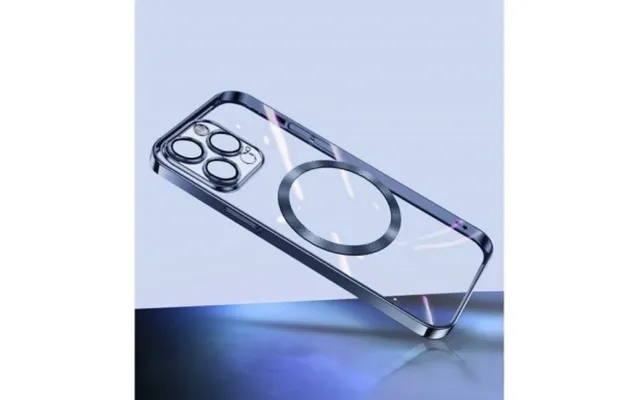 Turtos Mobilcover Magsafe Transparent Iphone 15 Pro - Navy Blue Ac17295 Modsvarer N A product image