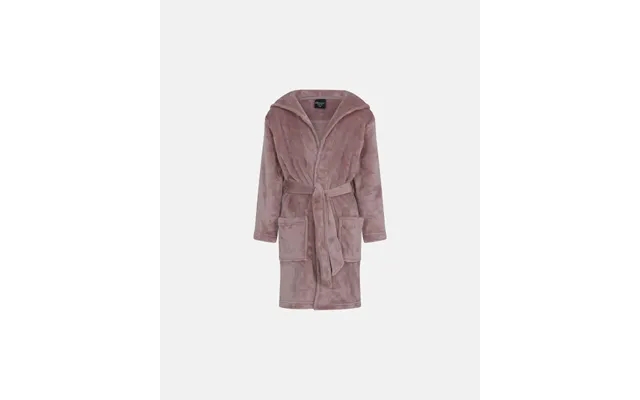 Bathrobe in terry 100% recycled polyester rose product image