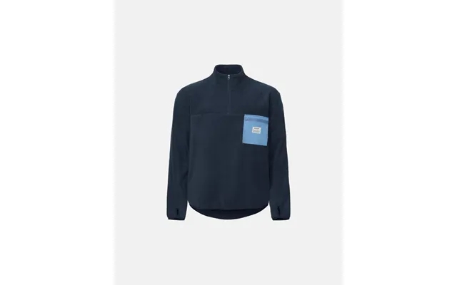 Fleece Pullover Recycled Polyester Navy product image