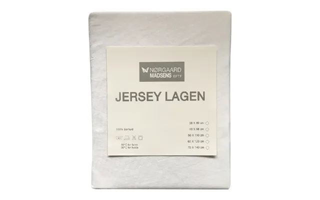 Jersey sheet str. 38X80 cm. White product image